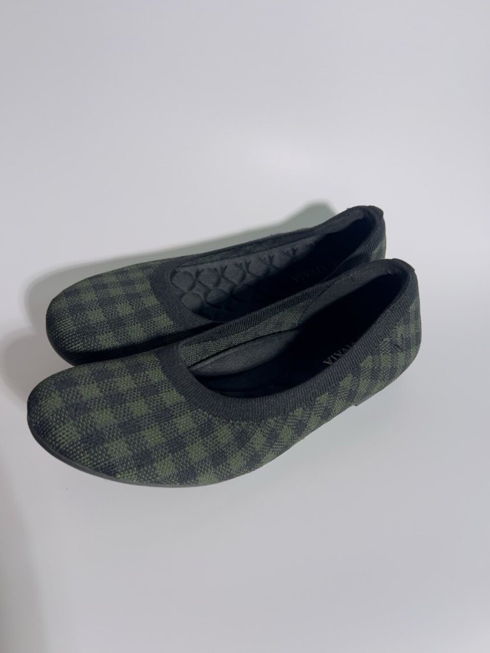 VIVAIA Women’s Knit Flats Green Camo Size US 10.5 EU 41 - Picture 4 of 13